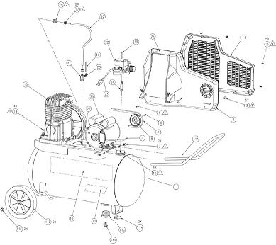 COLEMAN XP0502013 COMPRESSOR BREAKDOWN